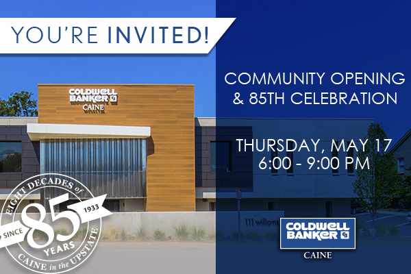 Coldwell Banker Celebrates 85 Years And Community Opening On May 17