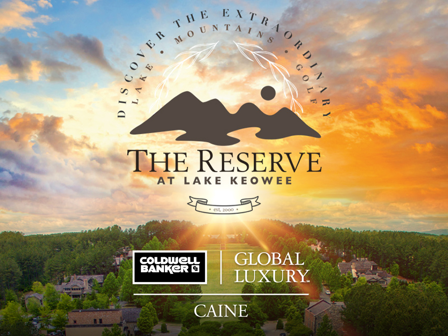 Coldwell Banker Caine Announces Strategic Sales and Marketing Partnership with The Reserve at Lake Keowee