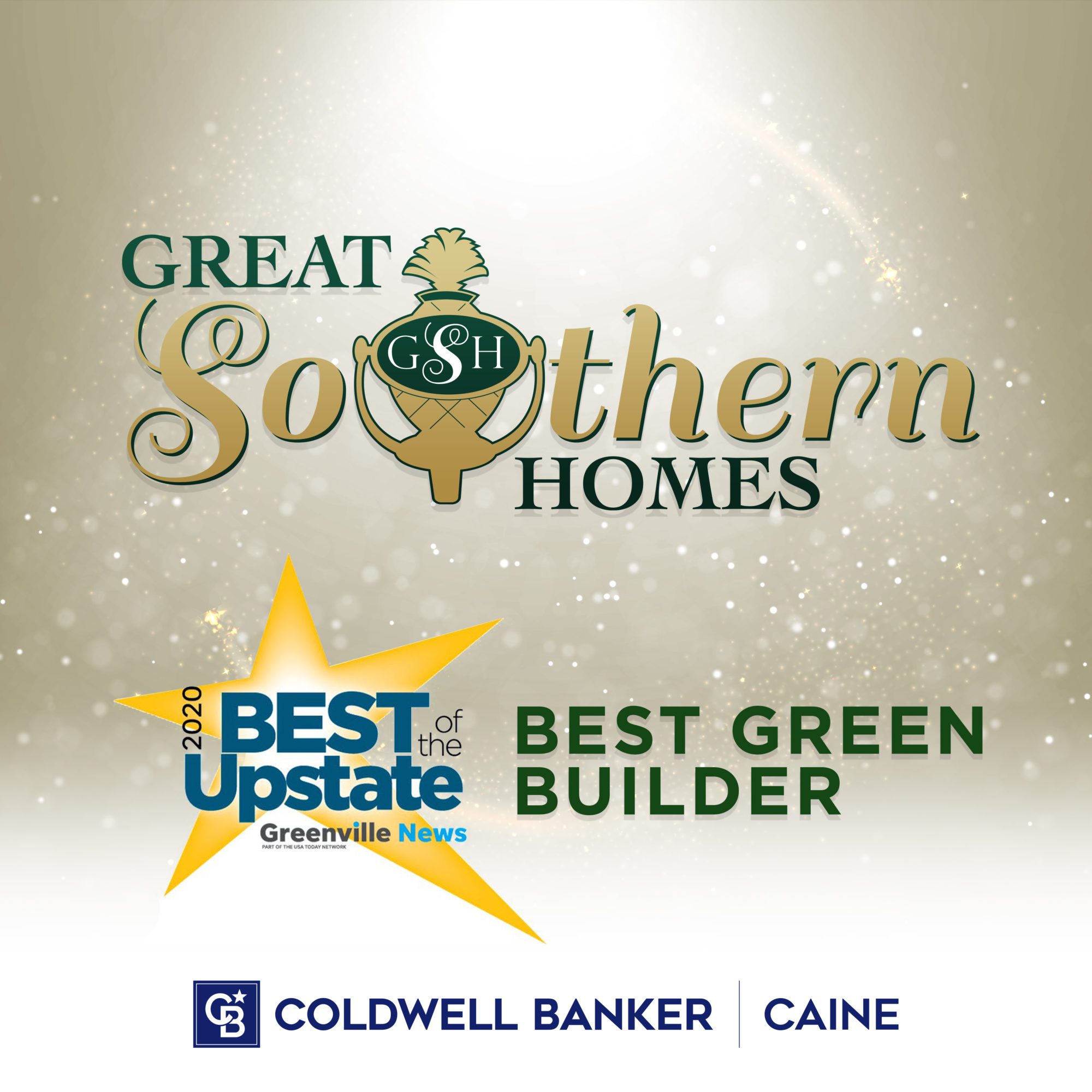 Great Southern Homes Again Named Best Green Builder by Greenville News Best of the Upstate Contest