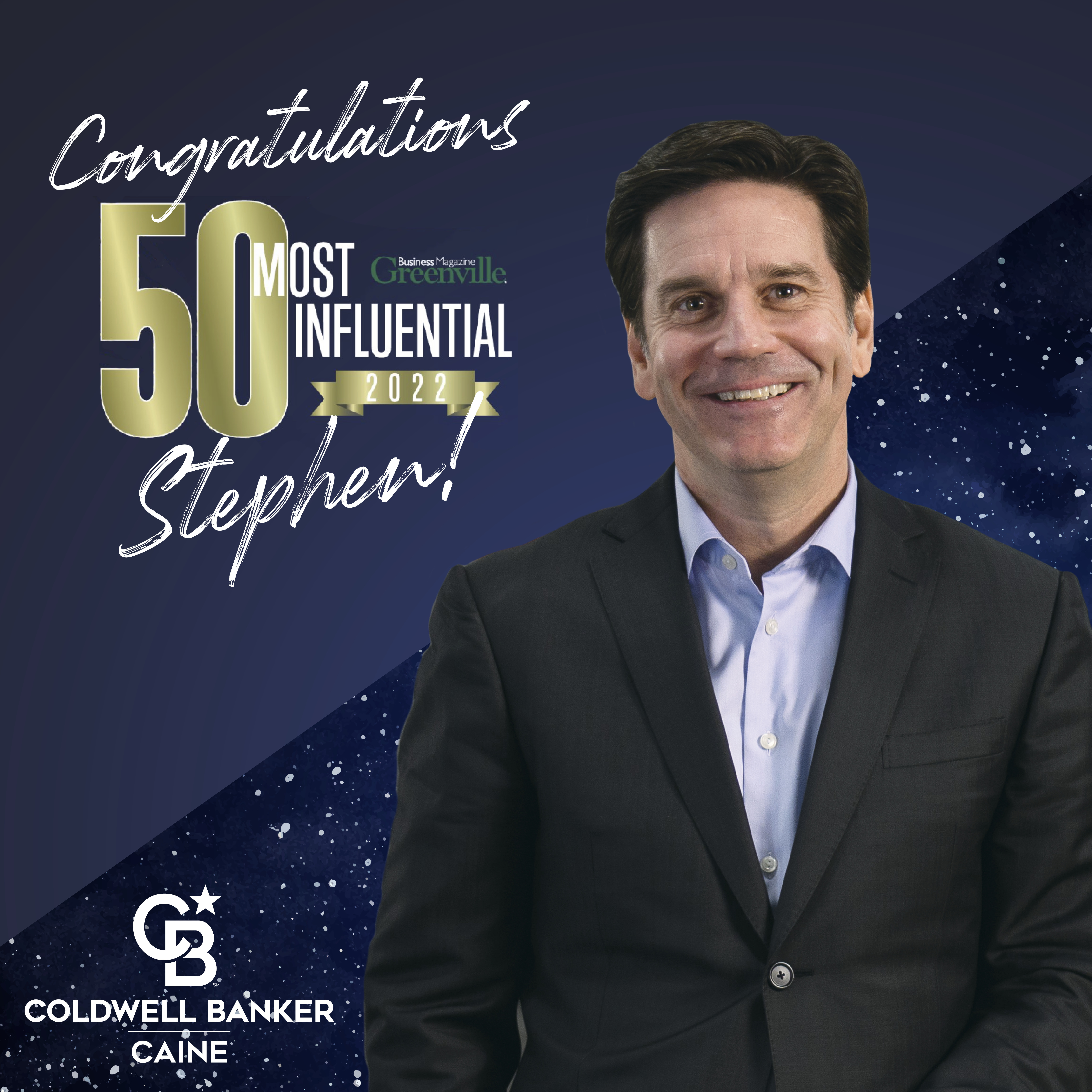 Stephen Edgerton Named 50 Most Influential of 2022 by Greenville Business Magazine